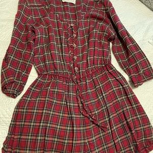Abercrombie plaid romper